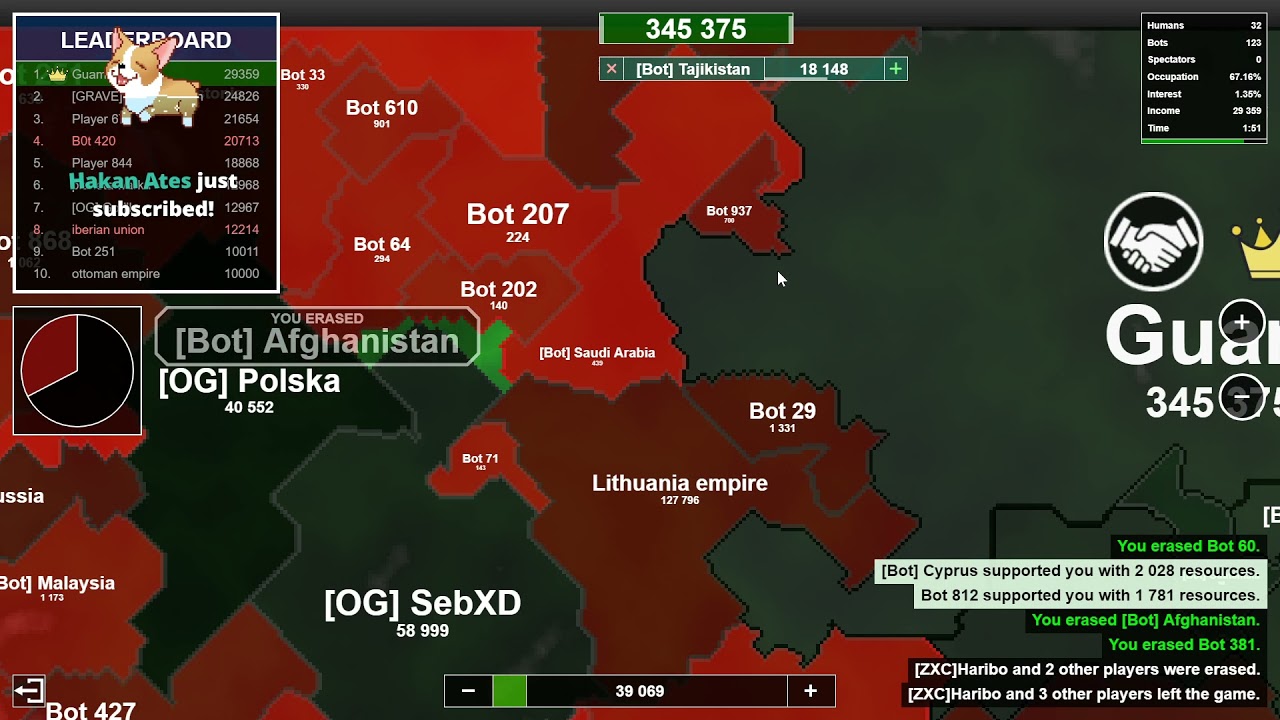 Three Wins In A Row Winning Strategy! Territory Games io - Territorial IO