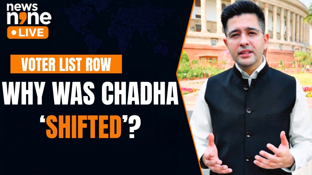 Raghav Chadha&rsquo;s Name Deleted From Punjab Voter List: Political Vendetta Or SIR Error? | News9