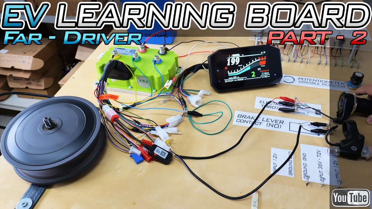 Far-Driver Learning Board ( PART 2 ) Learn Mode - Throttle - EBS Brake Functions