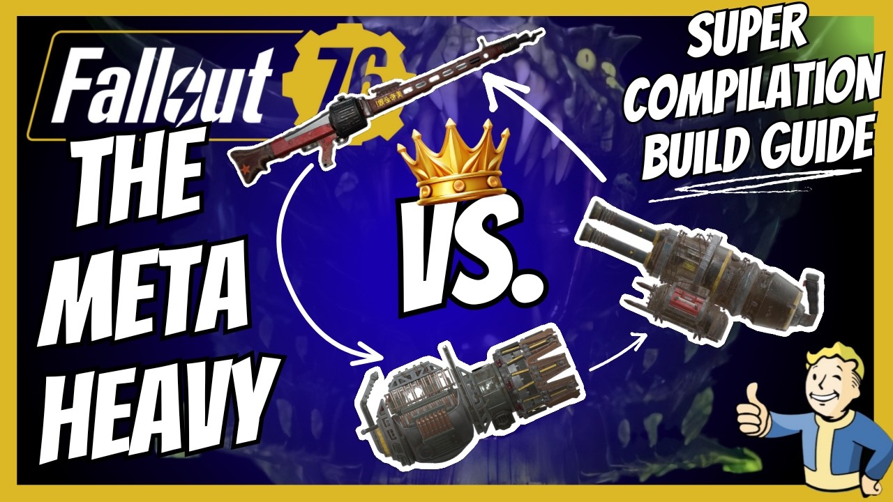 Pepper Shaker Vs Gatling Plasma Vs LMG No-PA VATS META Build Guide | Fallout 76