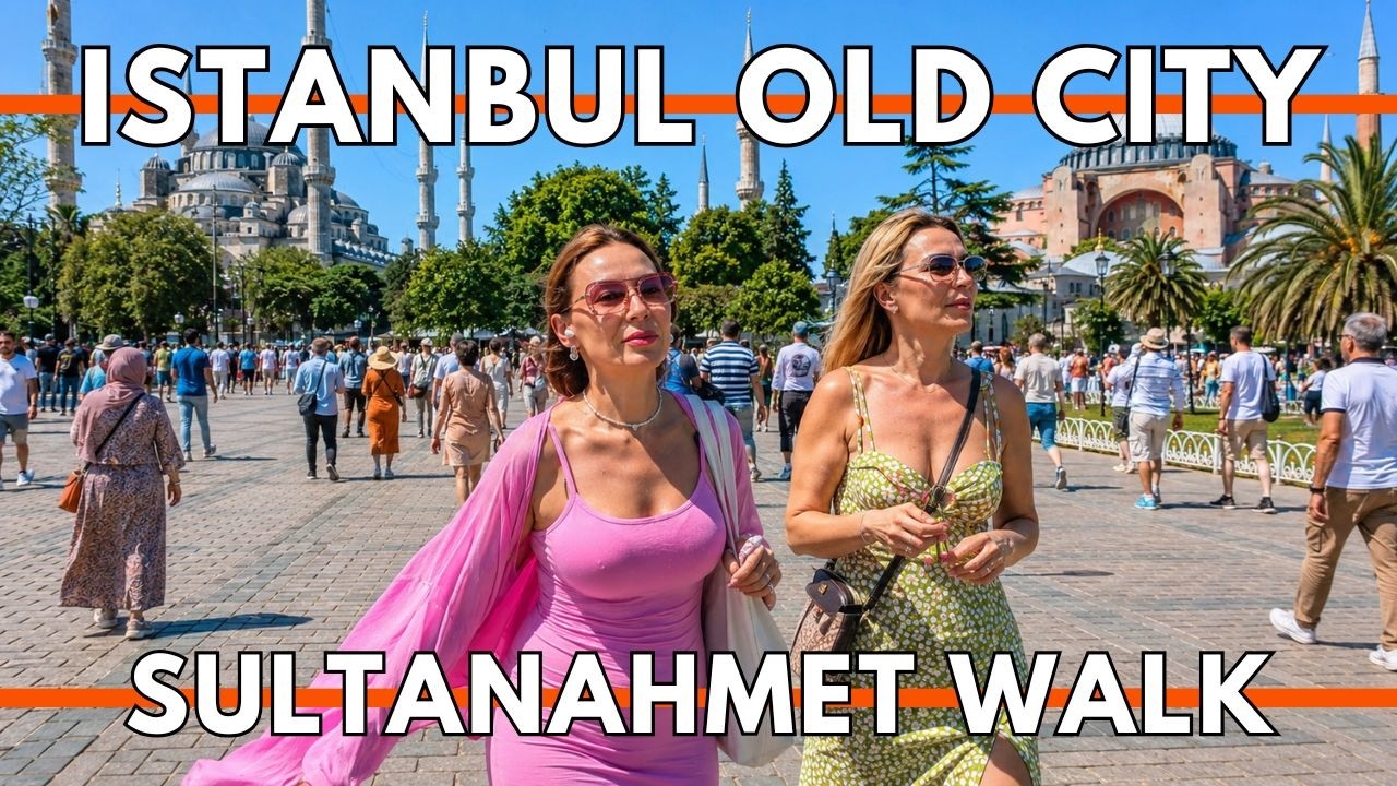 ISTANBUL TURKEY 2026 4K WALKING TOUR | Sultanahmet, Blue Mosque, Hagia Sophia & Crowds