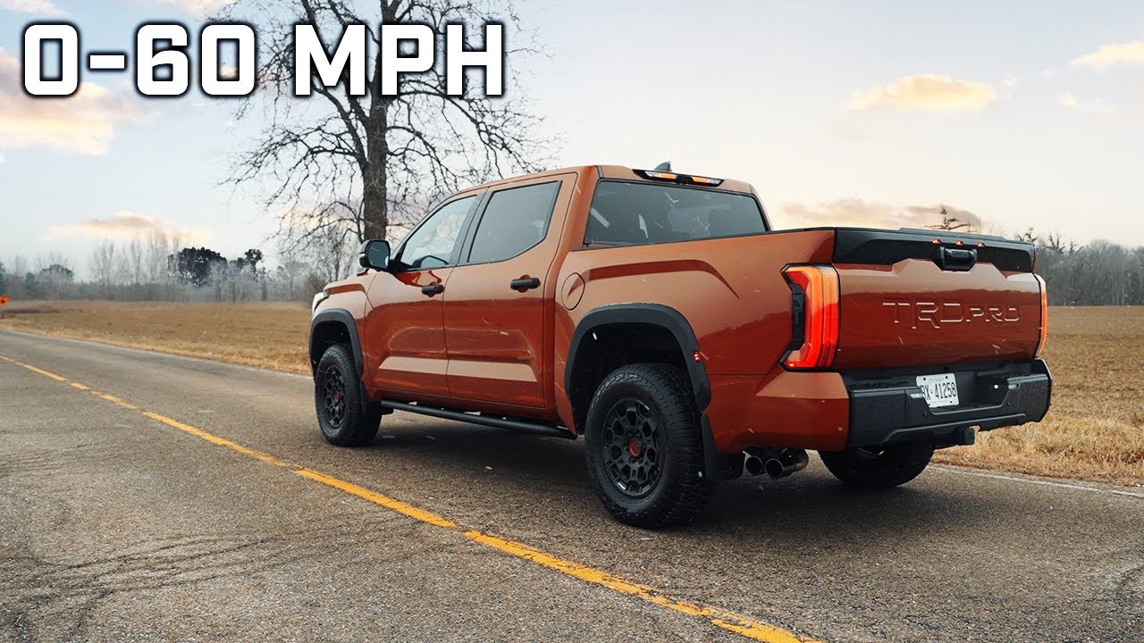 Acceleration 0-60 MPH | 2024 Toyota Tundra TRD Pro
