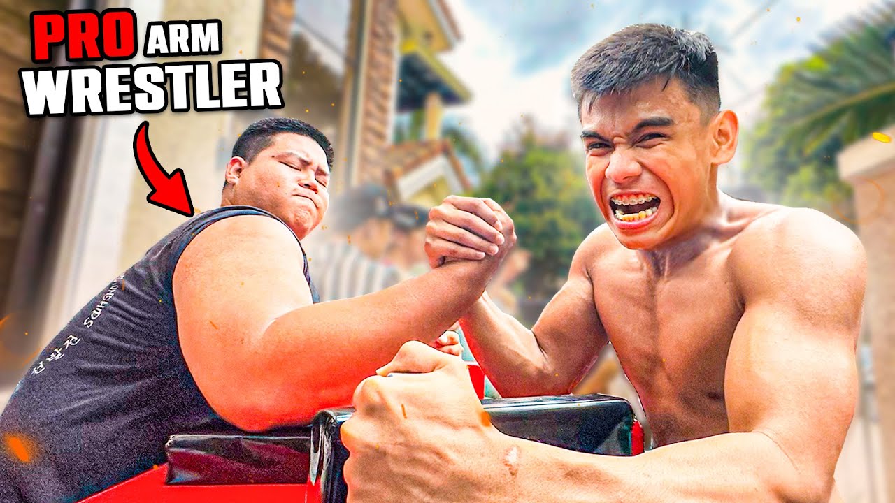 BG VS ARM WRESTLER!!  (Sino ang Malakas?)