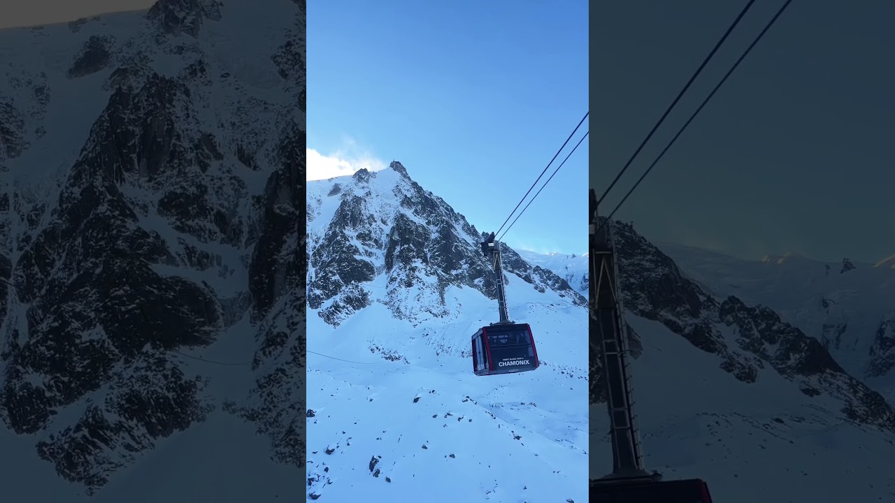 Breathtaking views as Chamonix Mont Blanc 🇫🇷🏔️ #mountain #winter #travel