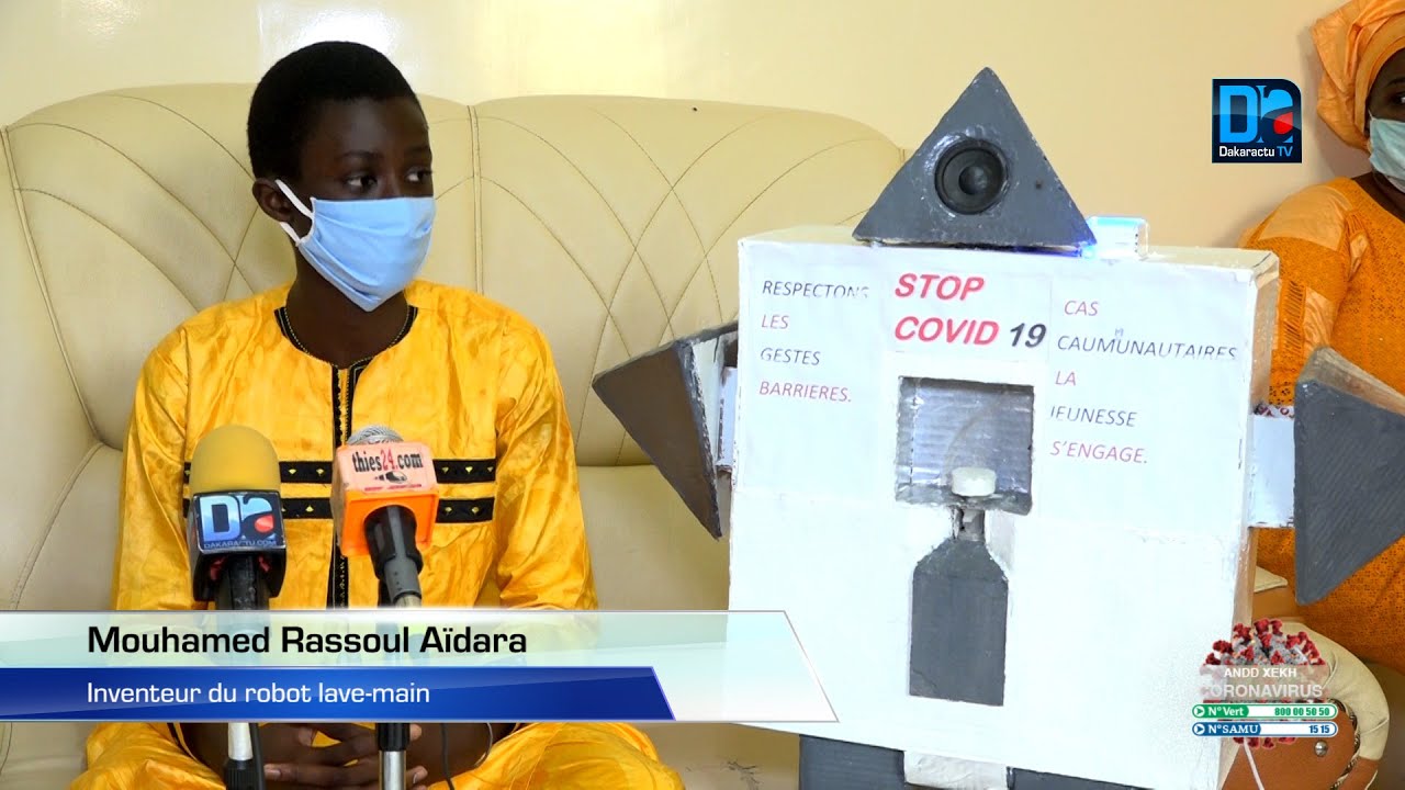 Khombole : Mouhamed Aïdara (16 ans) crée un robot 
