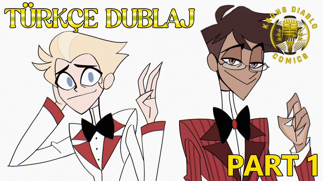 YENİ BİR DOST - Hazbin Hotel Human Au Comic // Türkçe Dublaj