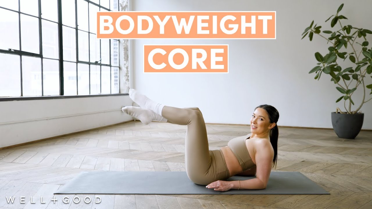 10 Minute Bodyweight Core Workout - No Planking | Trainer of the Month Club | Well+Good
