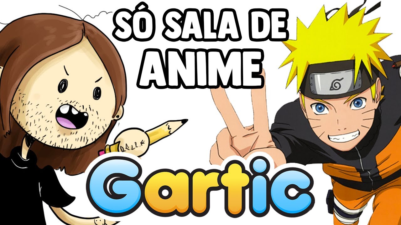 JOGANDO GARTIC SÓ EM SALAS DE ANIME - Diogo