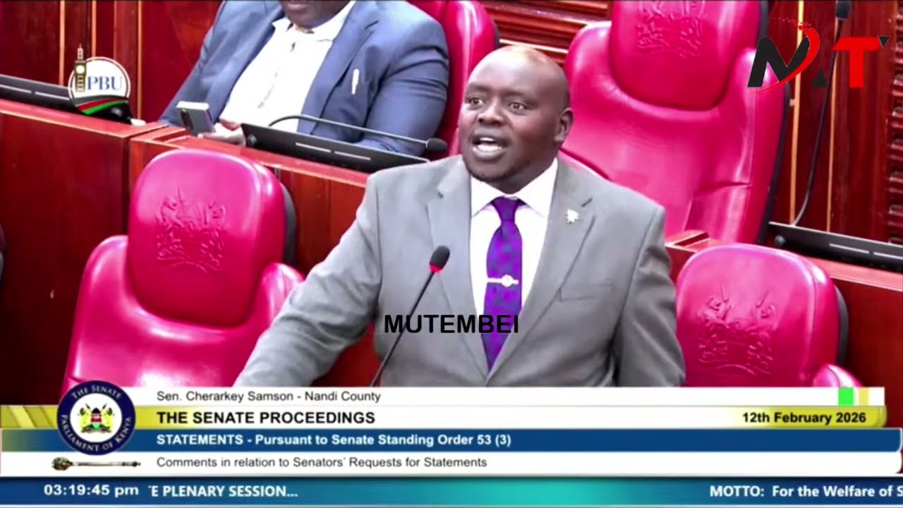 LISTEN TO WHAT CHERARGEI SAID IN SENATE AFTER SIFUNA REMOVED AS ODM SG!!