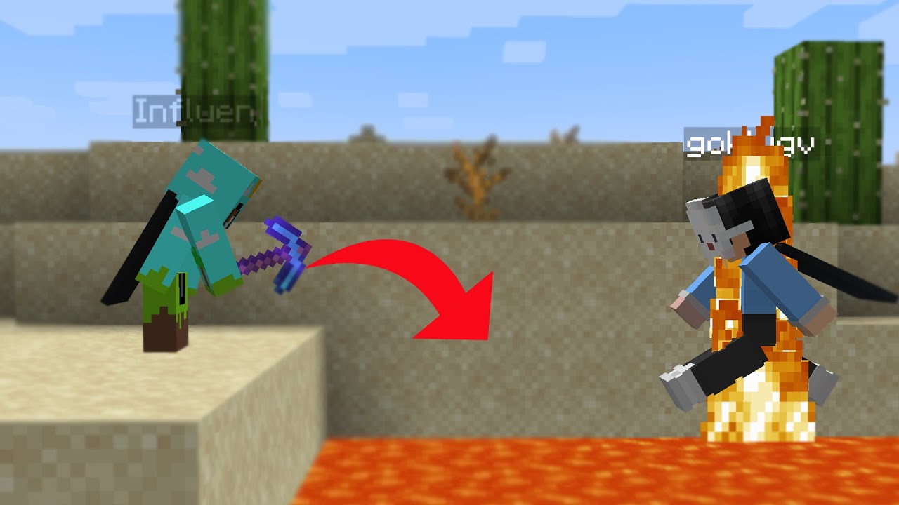 Minecraft ama Birbirimizi Öldürmeye Çalışıyoruz