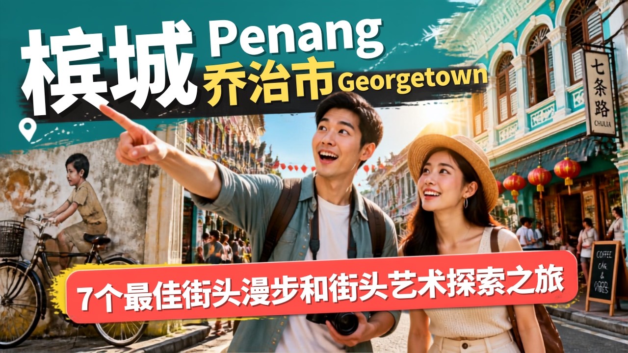 【槟城必去】槟城 Penang 乔治市 Georgetown 7个最佳街头漫步和街头艺术探索之旅