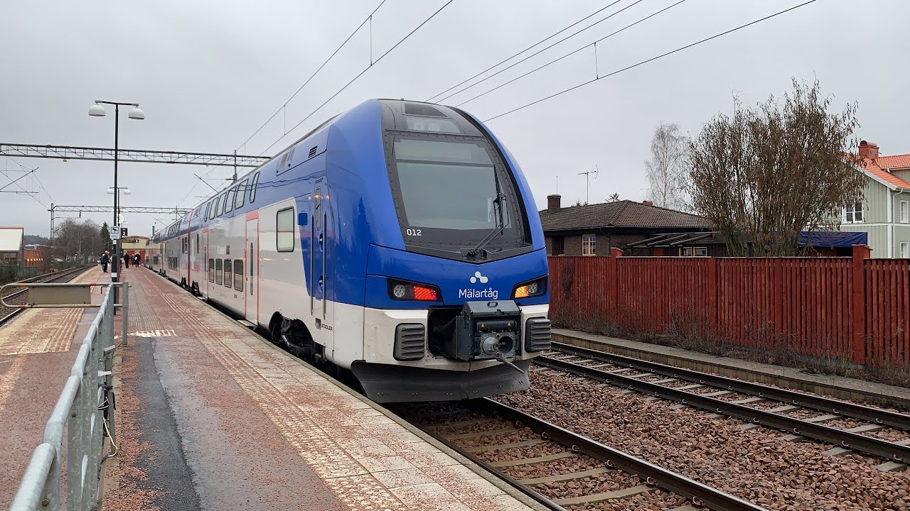 Tågresa med nya Mälartåg (ER1) Stockholm - Arboga och tillbaka