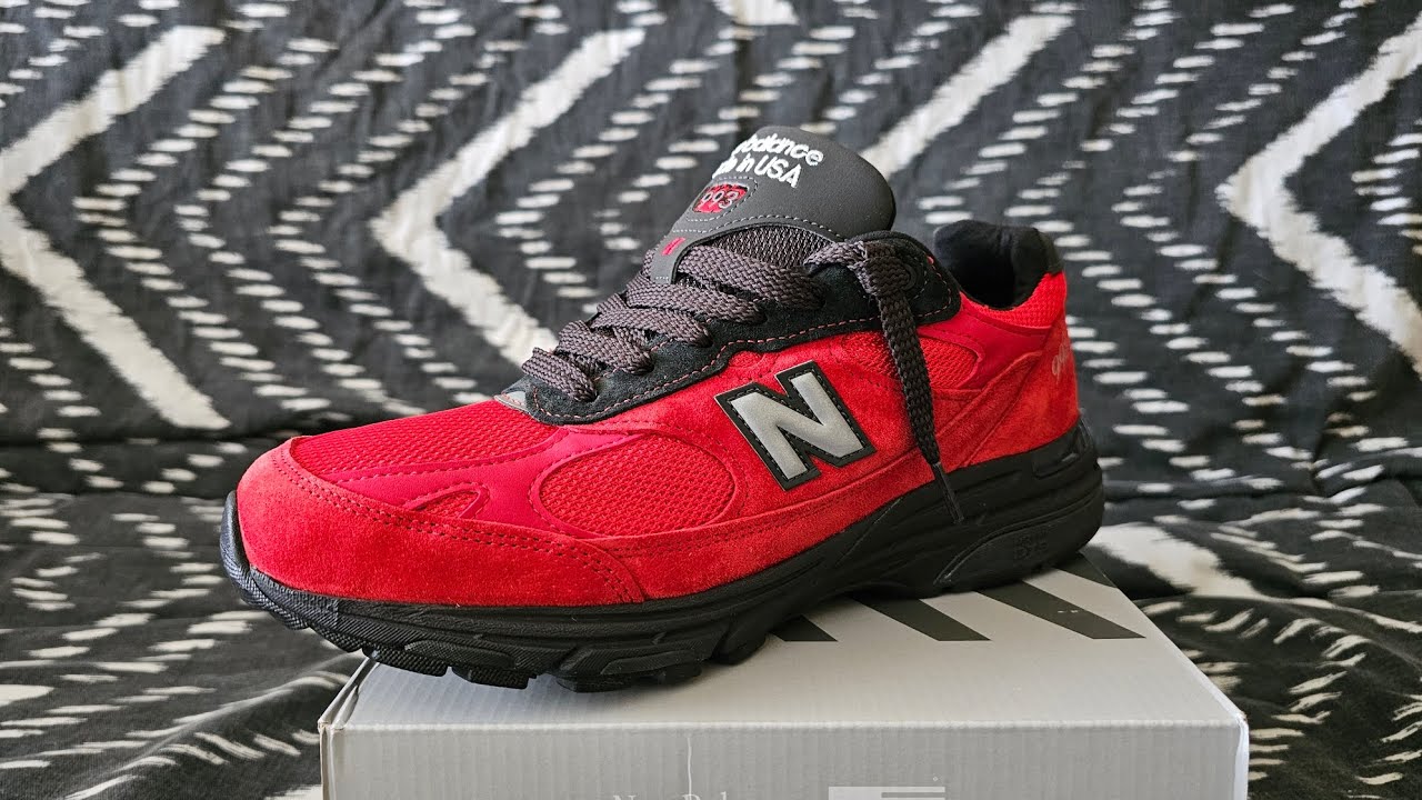 New Balance 993 MiUSA | Team Red/Black | U9935CX | UNBOXING 