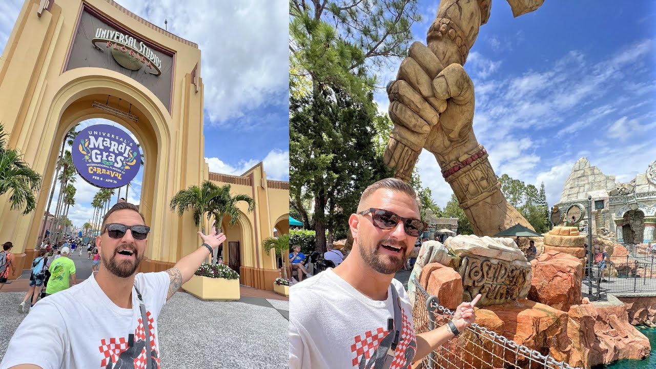 Universal Orlando Construction Updates, Poseidon's Fury Closing Soon & Trying More Mardi Gras Food!