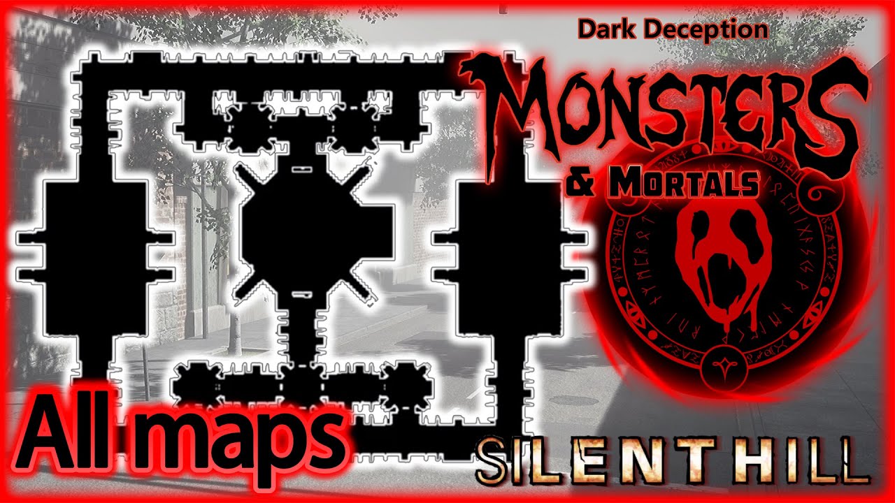 V1.6.6.4.1 Full map and portal box location | 怪物與凡人全地圖統計及盒子位置 | Dark Deception: Monsters & Mortals