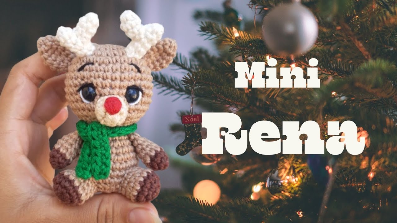 Mini Rena em Amigurumi - Passo a Passo