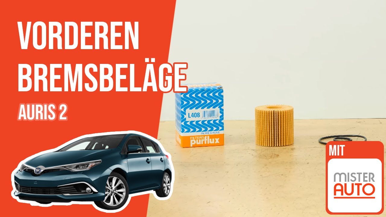 Wie Auris 2 Bremsbeläge vorne wechseln 🚗