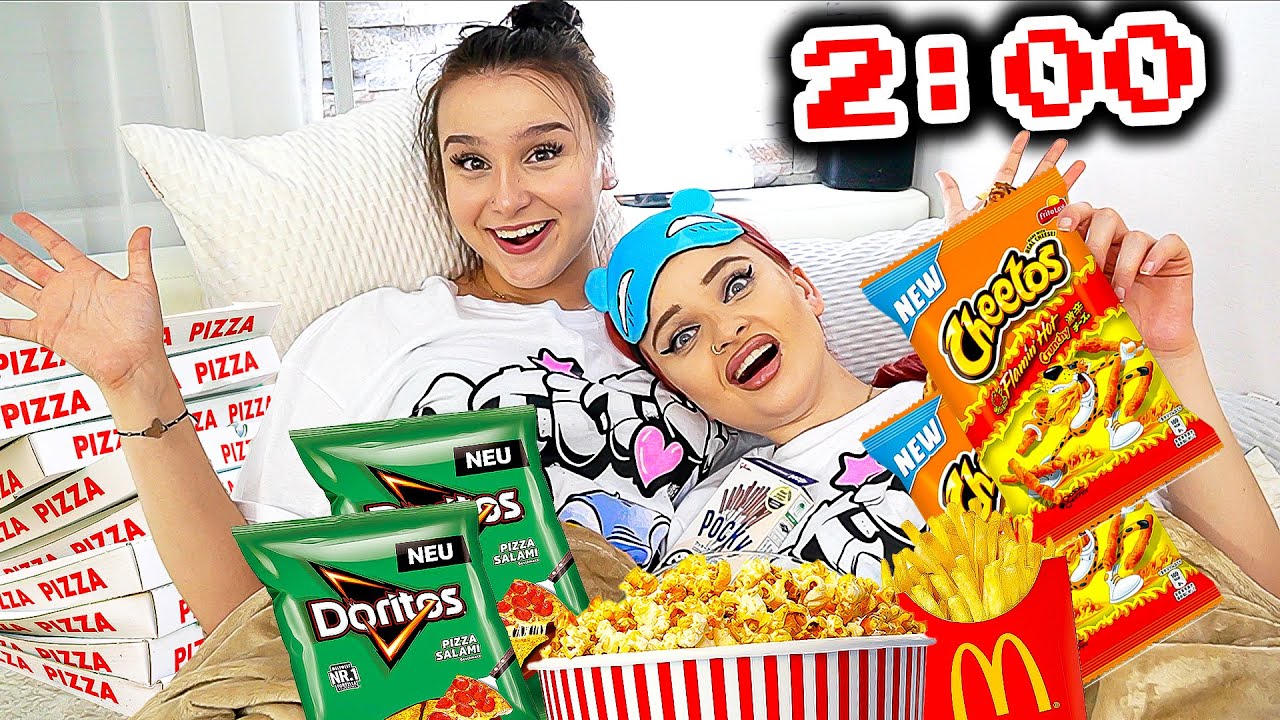 Eine NACHT durchmachen 🤫🌙 bei Inga im Zimmer ! (Sleepover) - Celina