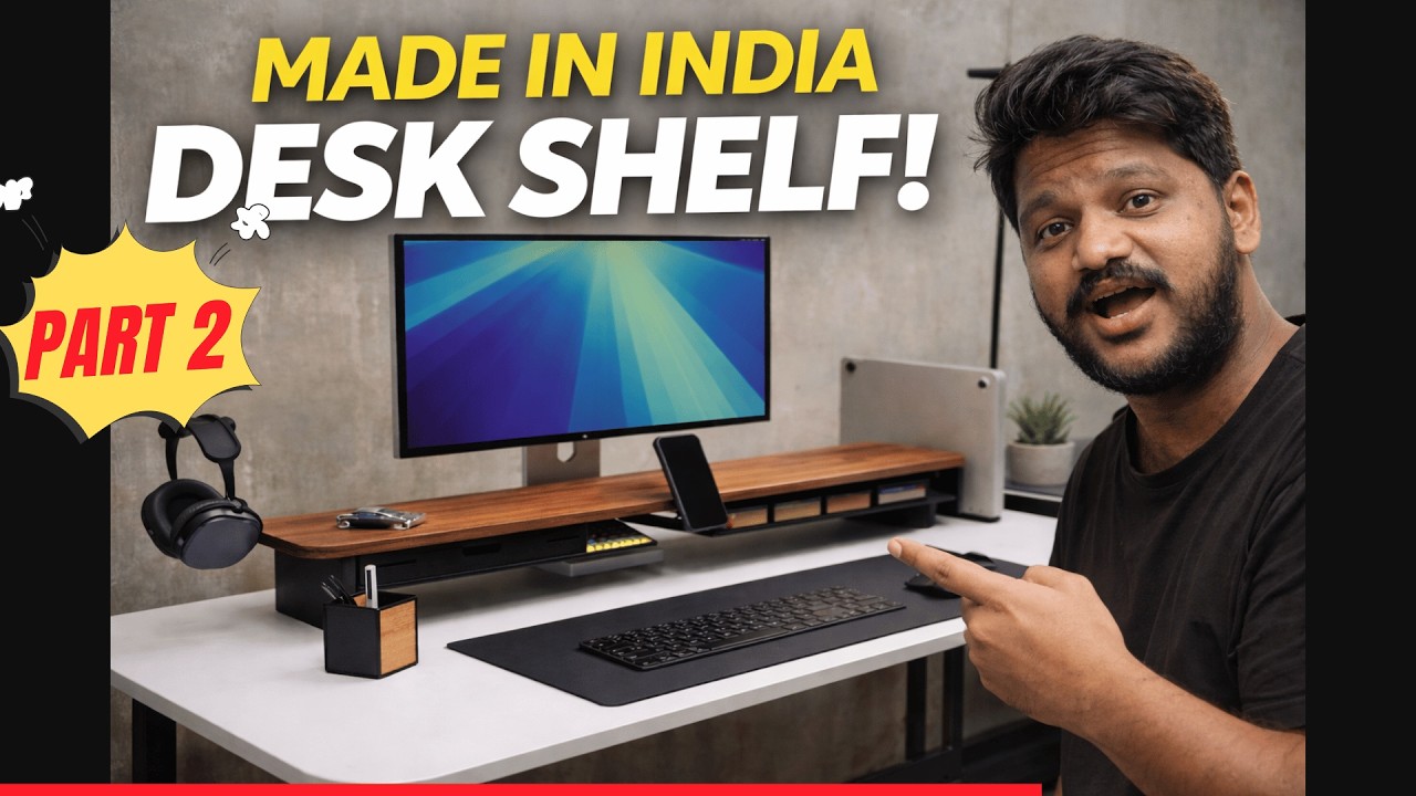 Premium Desk Shelf in India: The Complete Build Process PART 2