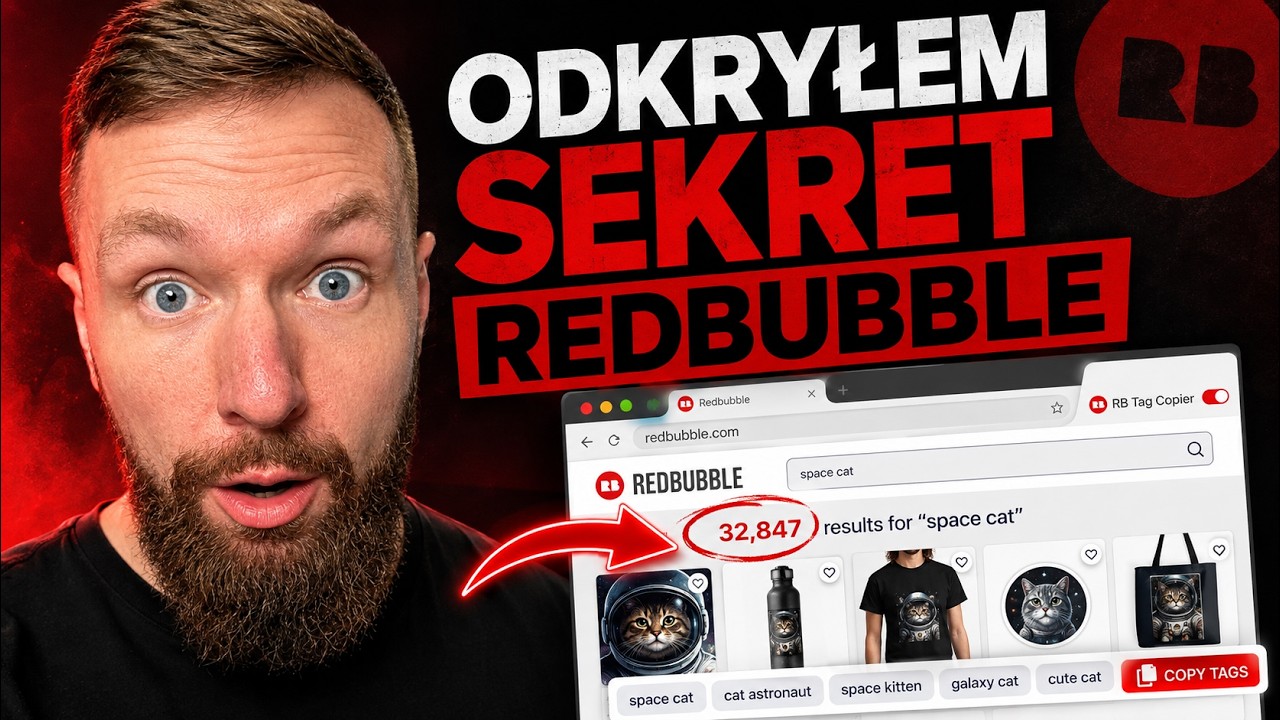 Naprawiłem REDBUBBLE! To narzędzie pomoże Ci sprzedawać koszulki