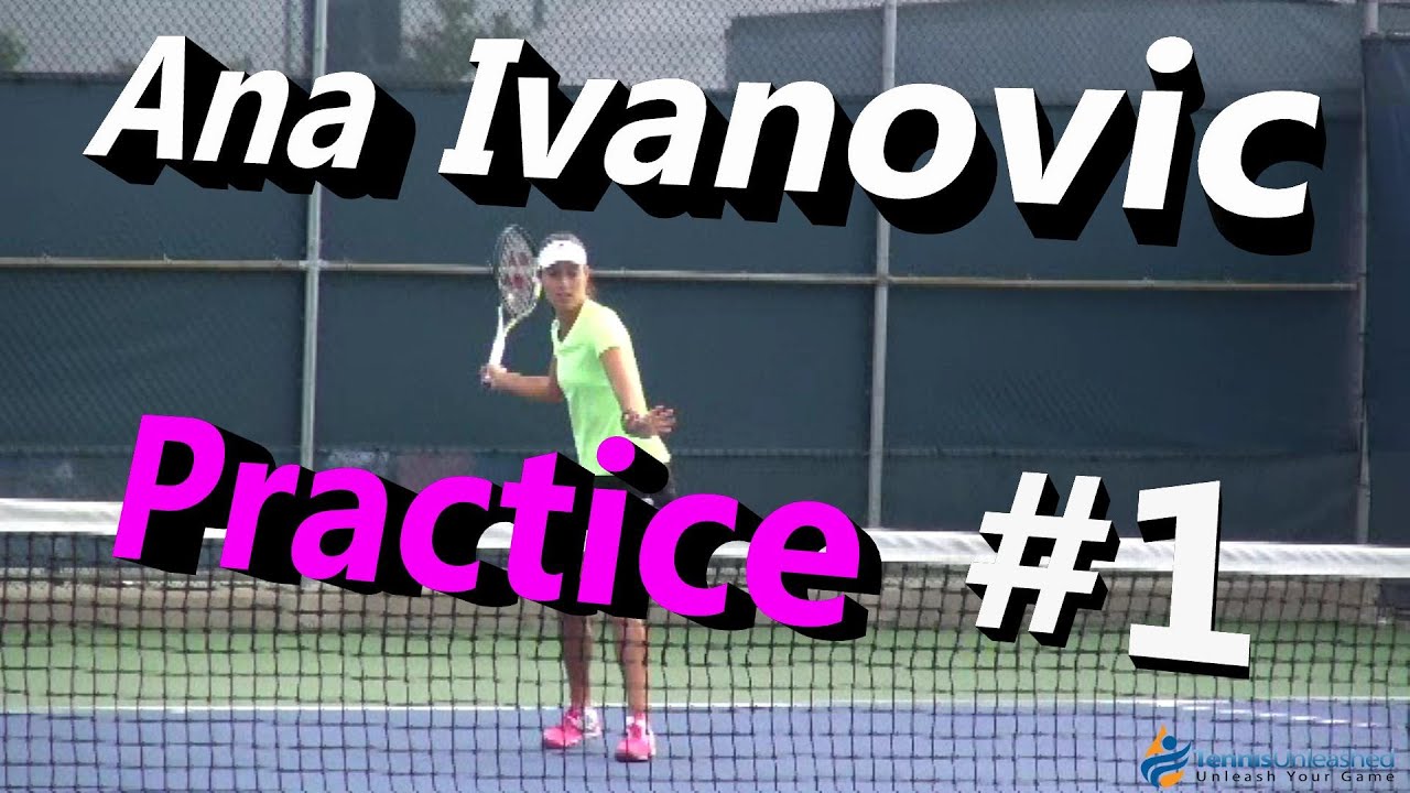 Ana Ivanovic Practice Session #1 (Cincinnati 2014)