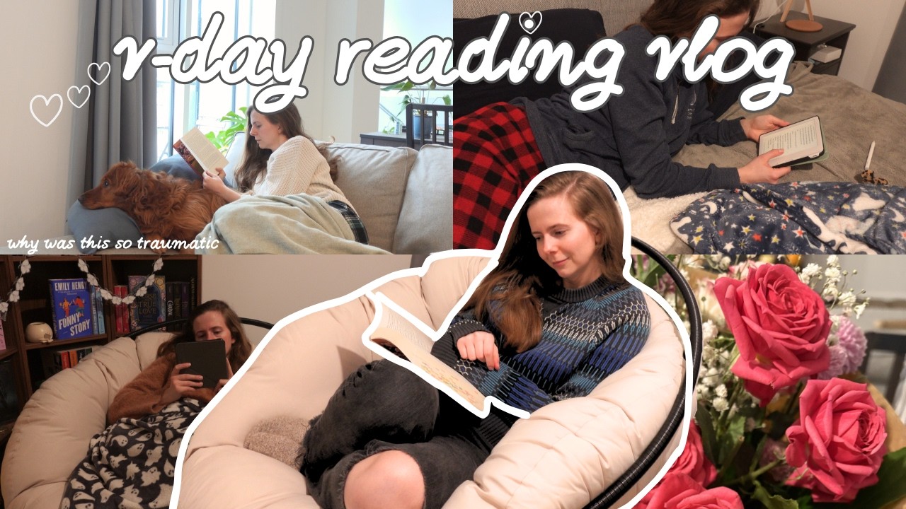 reading romance for a week 🩷✨ valentines reading vlog