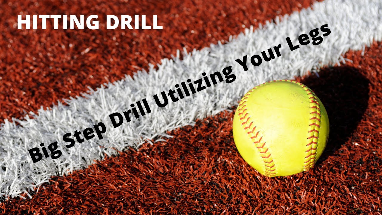 HITTING DRILL: The Big Step Drill  Utilizing Your Legs When Hitting