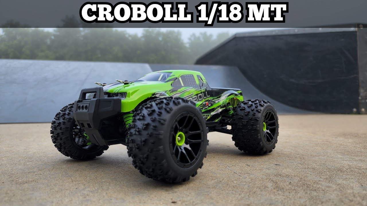 Croboll 1/18 Monster Truck Skate Park Bash and First Look