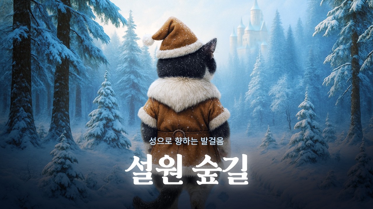 [ASMR] Ep.33 눈이 내리는 설원 숲길 ❄️🌲 | 성으로 향하는 발걸음