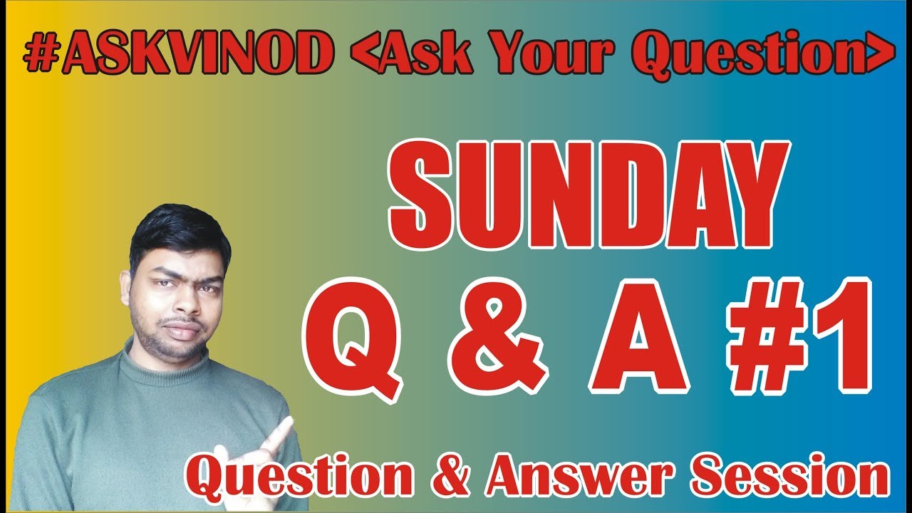 Q&A #1 TechnoNet Vinod || Your Question's & My Answer's || #AskVinod