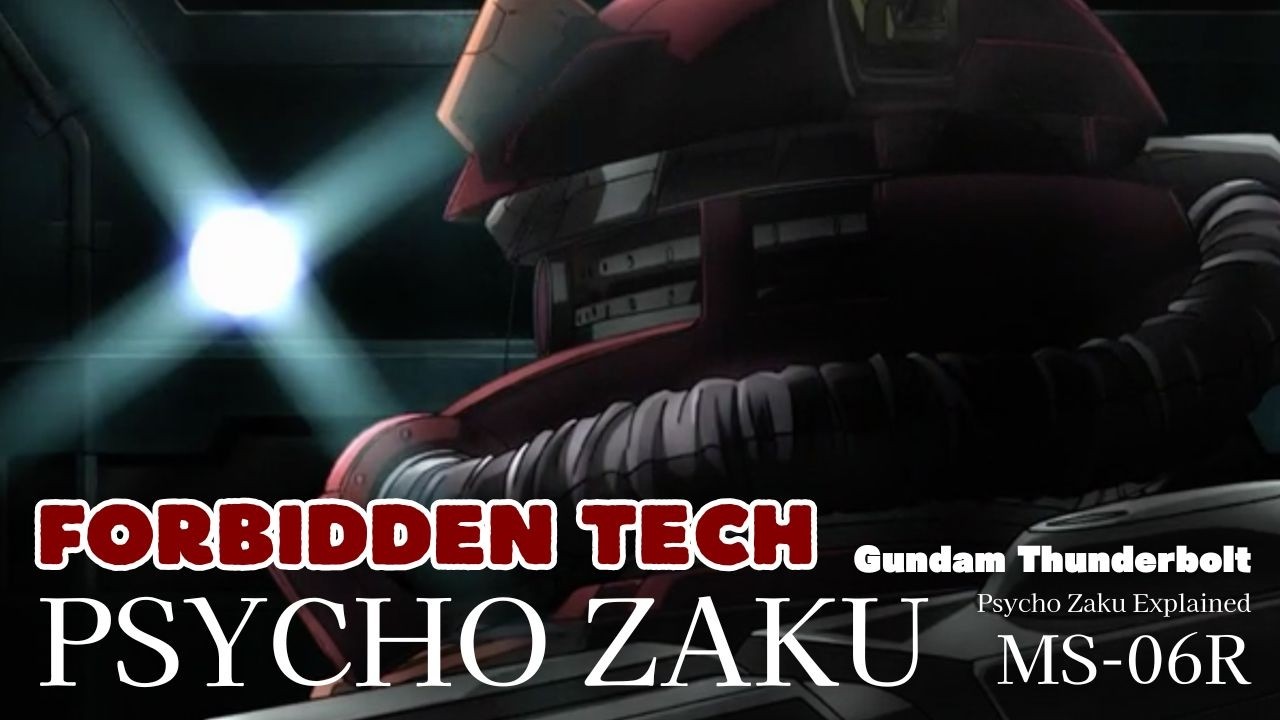 The Most Insane Mobile Suit Ever? | Psycho Zaku Explained (Gundam Thunderbolt)