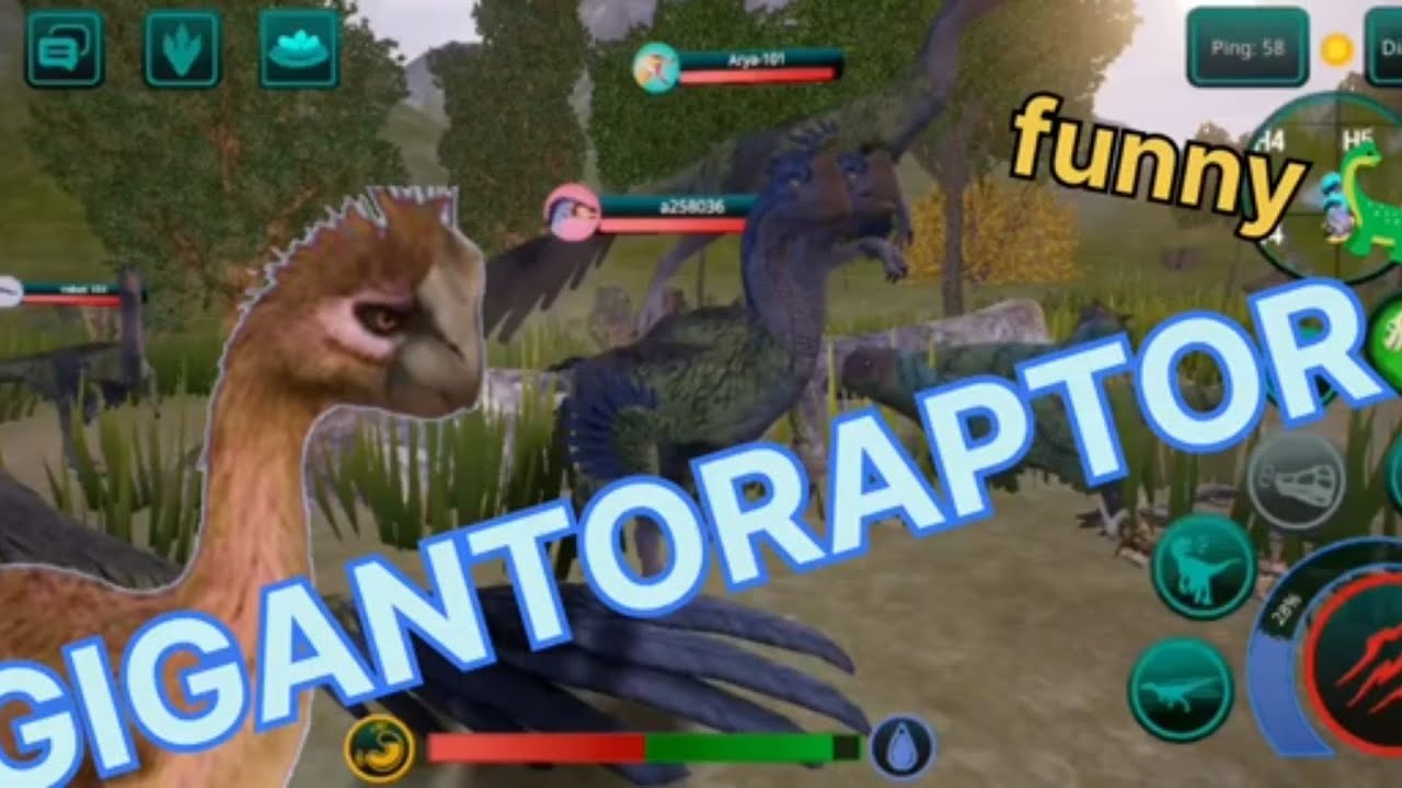 Life of a Gigantoraptor (new dinosaur in  cursed isle🤩)