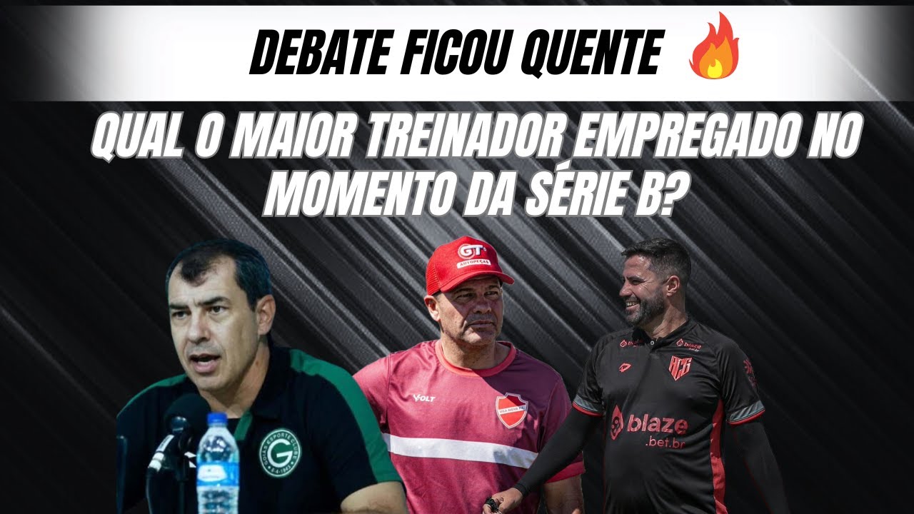 Qual o maior treinador empregado no momento da série B?