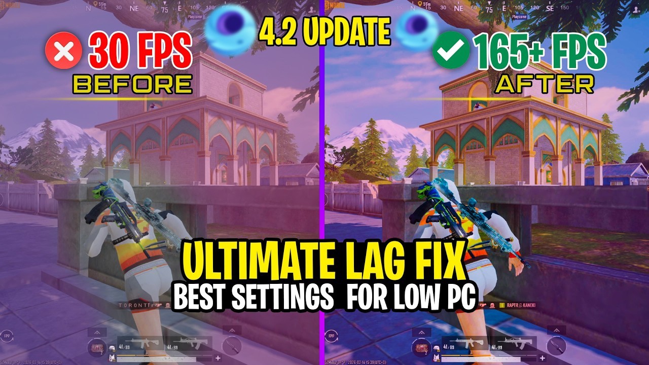 ULTIMATE LAG FIX GAMELOOP 2026 | Settings for Gameloop PUBG | Emulator Low End Pc | ALPHA KHAUF