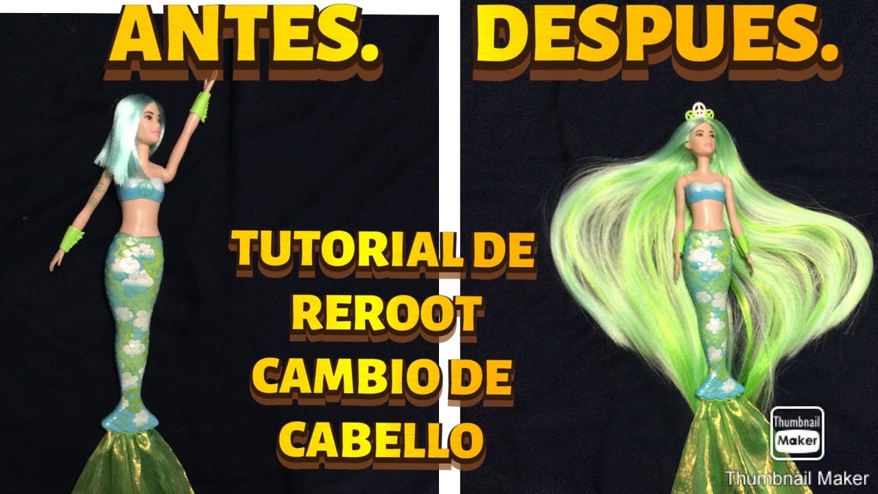 CÓMO CAMBIAR EL CABELLO A UNA MUÑECA? CÓMO HACER UN REROOT? Pasó a paso, jesus y sus dolls.