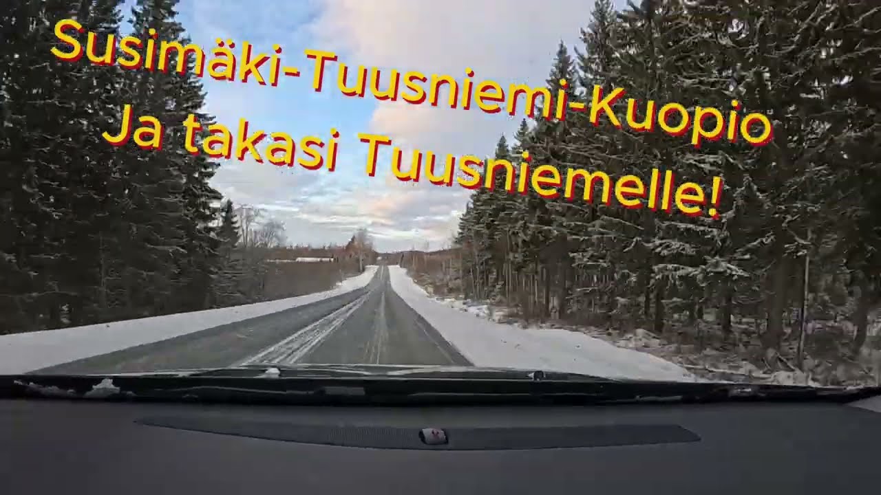Susim&auml;ki-Tuusniemi-Kuopio-Tuusniemi