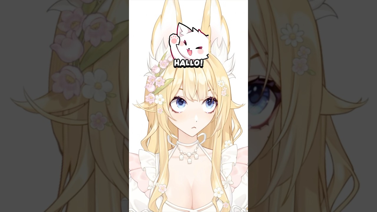 Hallo! 👋 #vtuber #vtuberclips #vtubermodel #twitchstreamer #twitchclips #streamer #envtuber