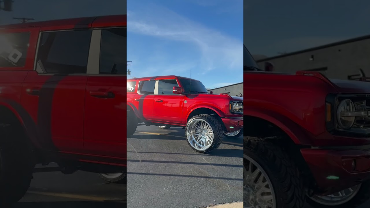 26x14 On A Color Match Bronco #spo #smoothperformance #smallbusiness #offroad #bronco #americanforce