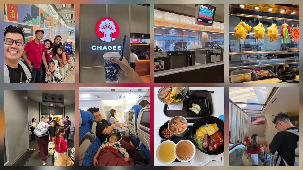 Hành trình từ VietNam về Mỹ, Review hãng Cathay và quá cảnh tại Hongkong #travel #cuocsongmy #cathay
