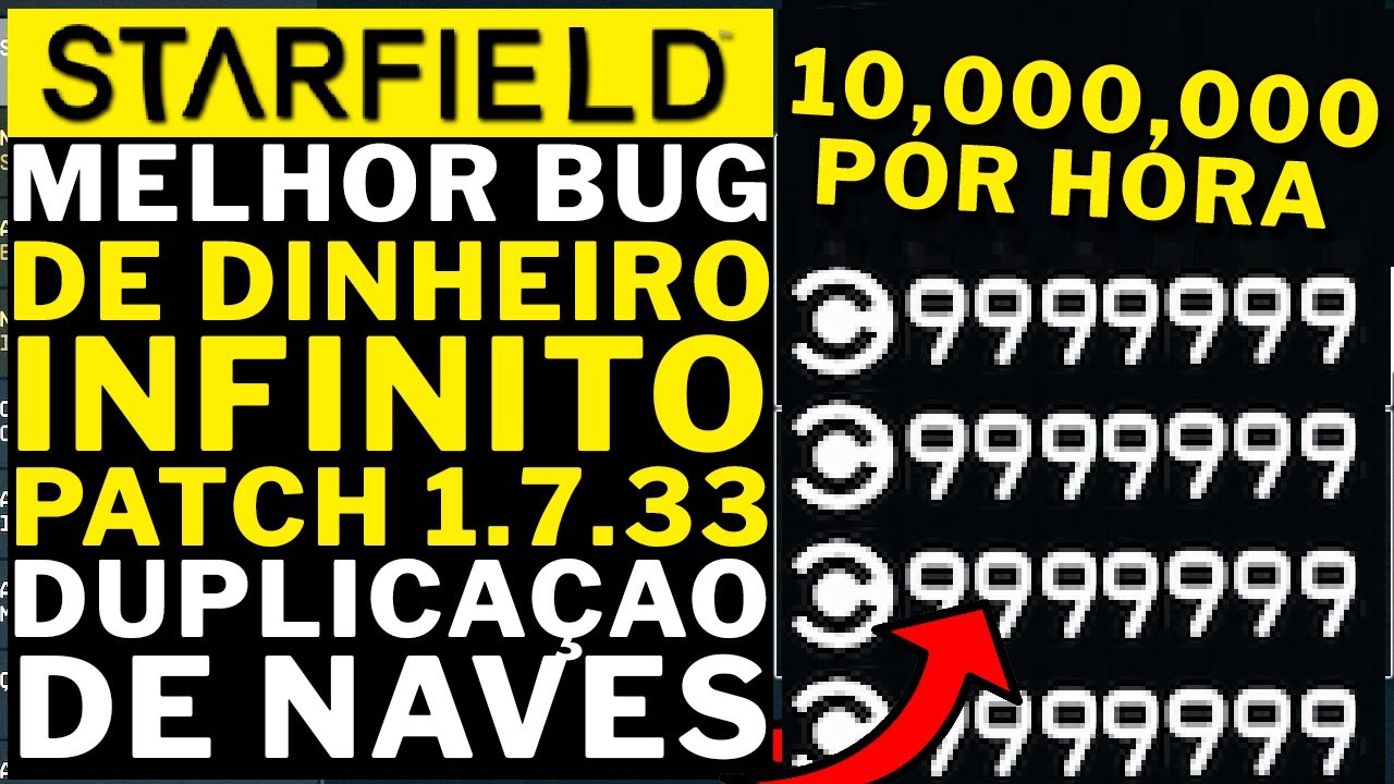 STARFIELD - MELHOR BUG DE DINHEIRO INFINITO! PATCH 1.7.33 DUPLICA&Ccedil;&Atilde;O DE NAVES!! 10,000,000 POR HORA