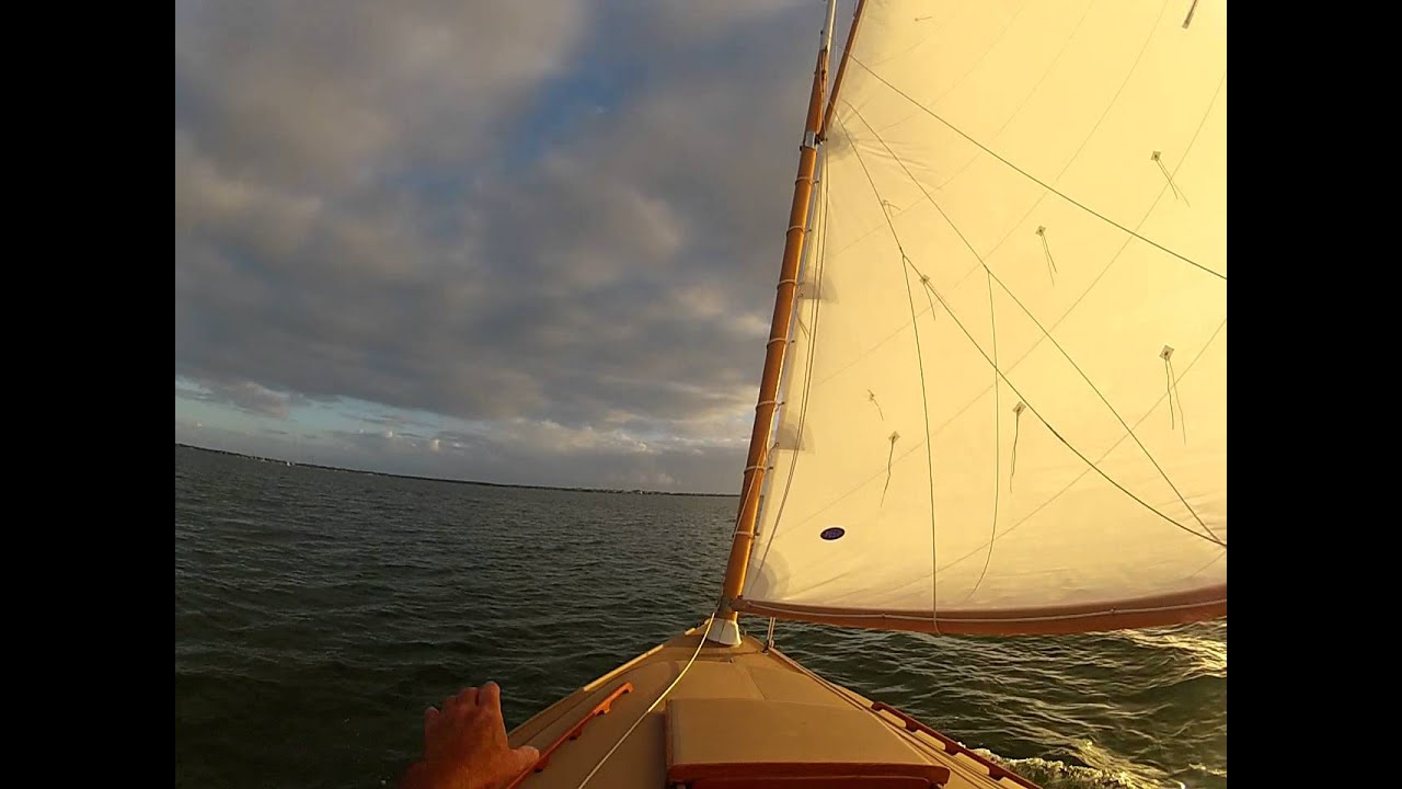 Day sail on Buttonwood Sound, FL. Keys, aboard my Marshall Sanderling.