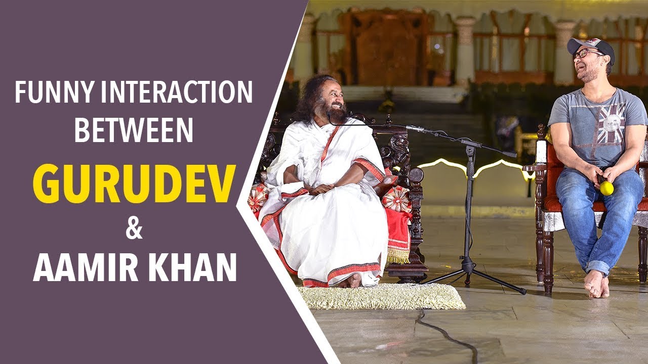 Aamir Khan Wants To Know About Love From Gurudev Sri Sri Ravi Shankar. The Answer Will Surprise You!