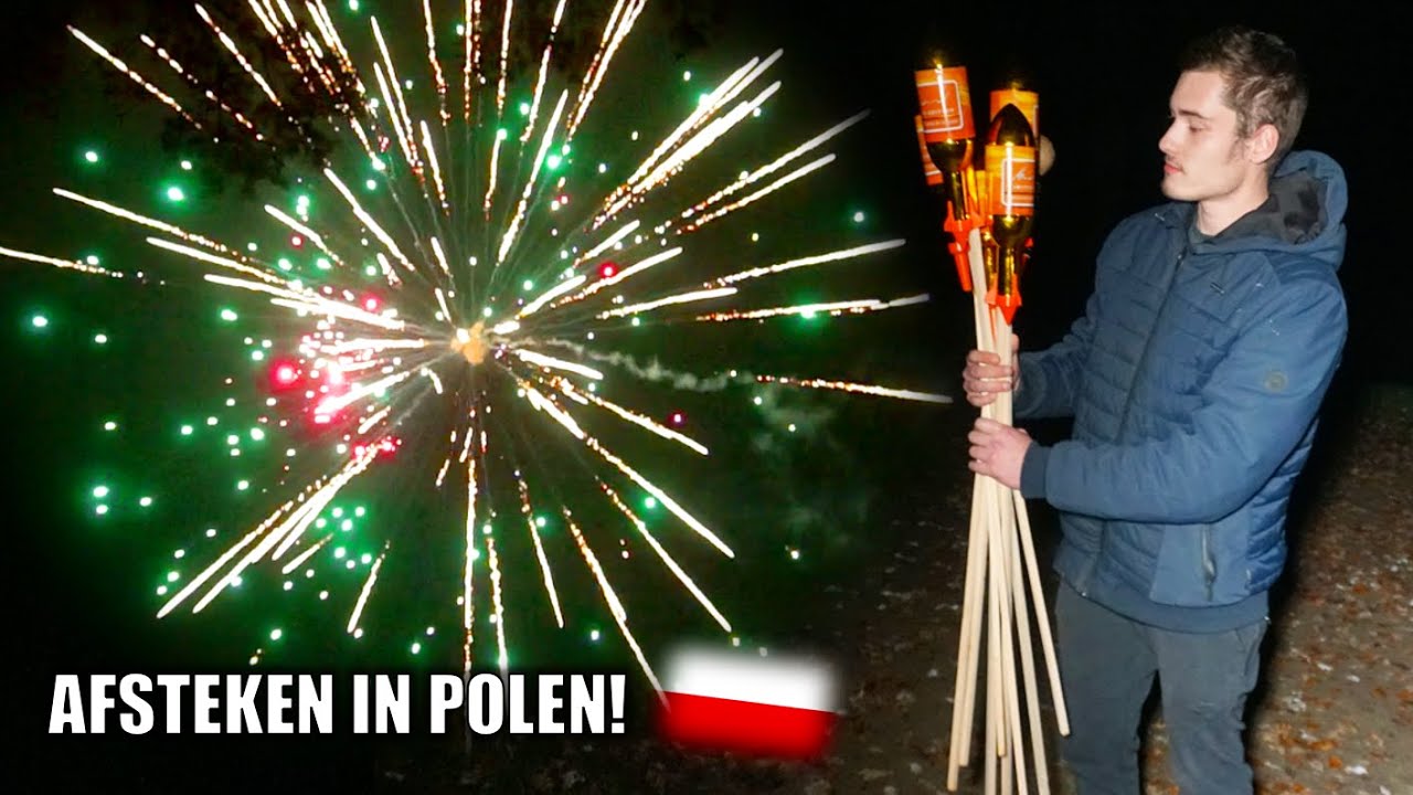 ZWAARTSTE VUURPIJLEN UIT POLEN AFSTEKEN + POLITIE | AW FIREWORKS