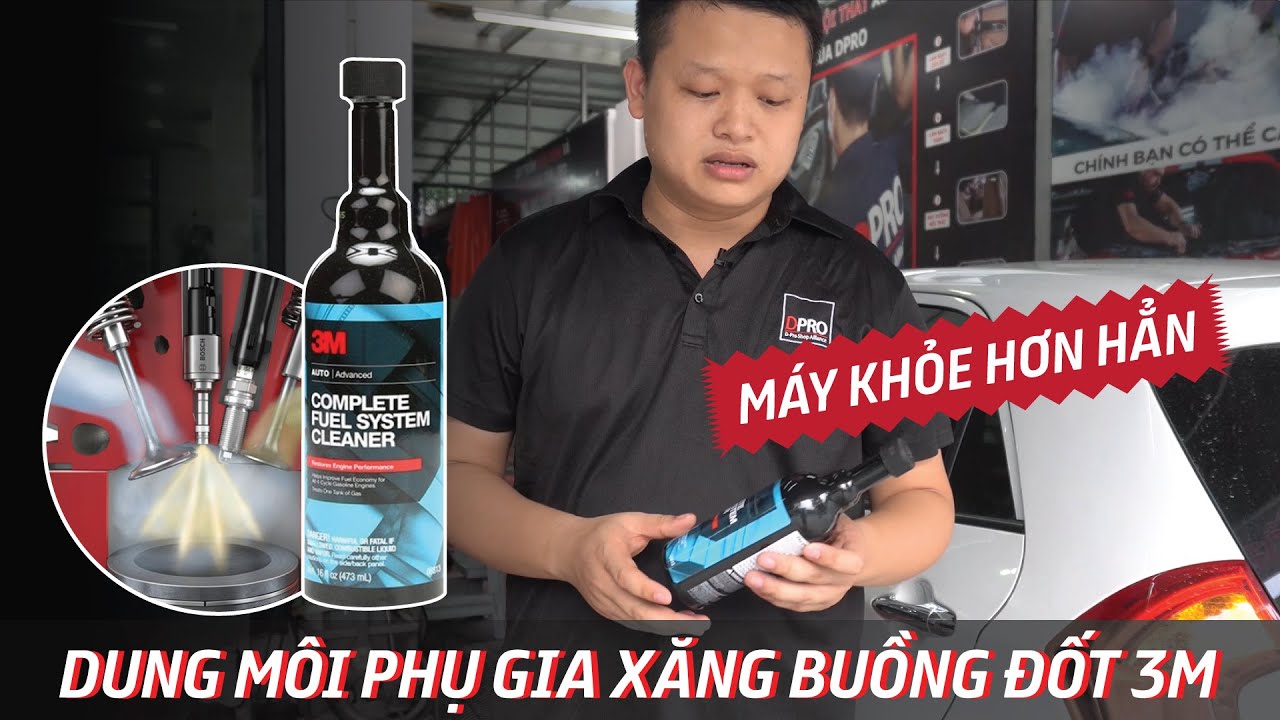 Dung Môi Phụ Gia Xăng Thương Hiệu 3M Complete Fuel System Cleaner 08813 Dung Tích 473ml