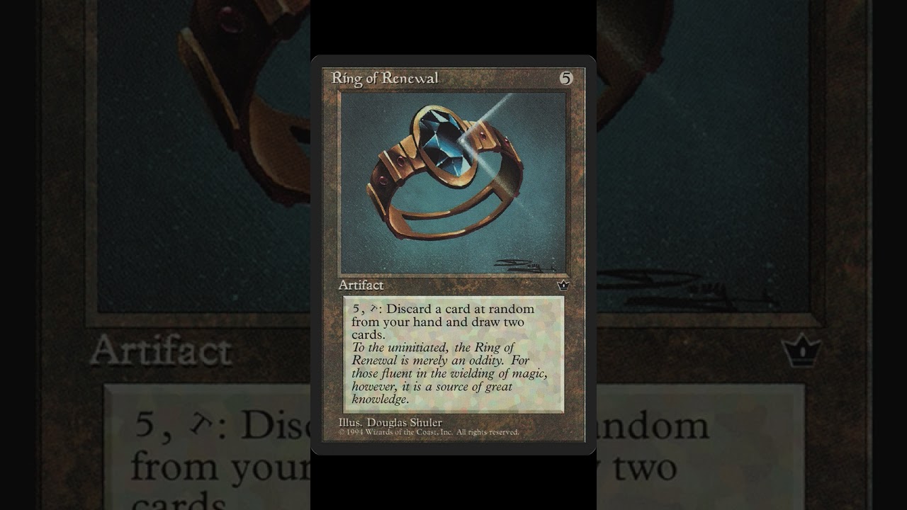The Reserved List is Stupid 108: Ring of Renewal #mtg #mtgedh #mtgcommander #reservedlist #mtgmemes