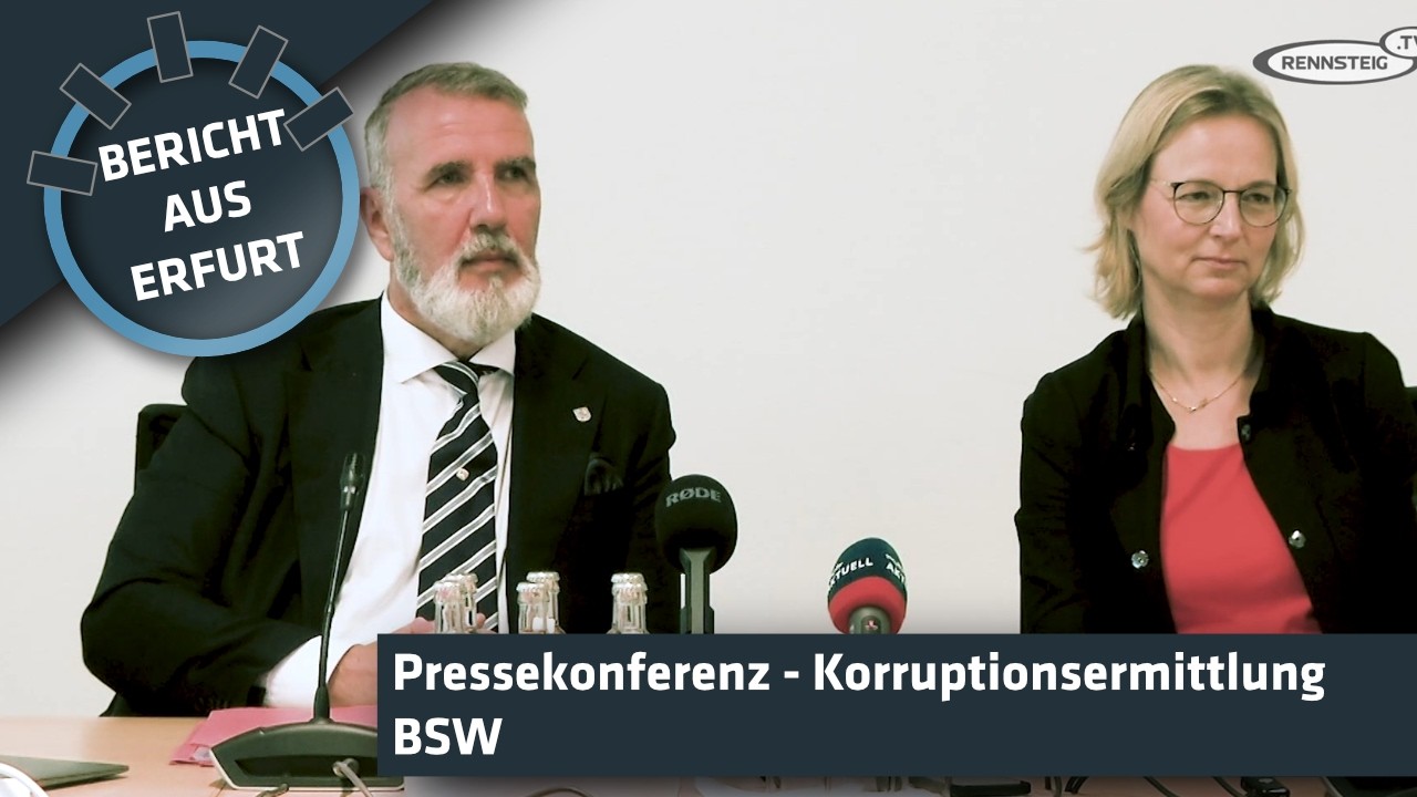 Korruptionsermittlung - BSW | Bericht aus Erfurt