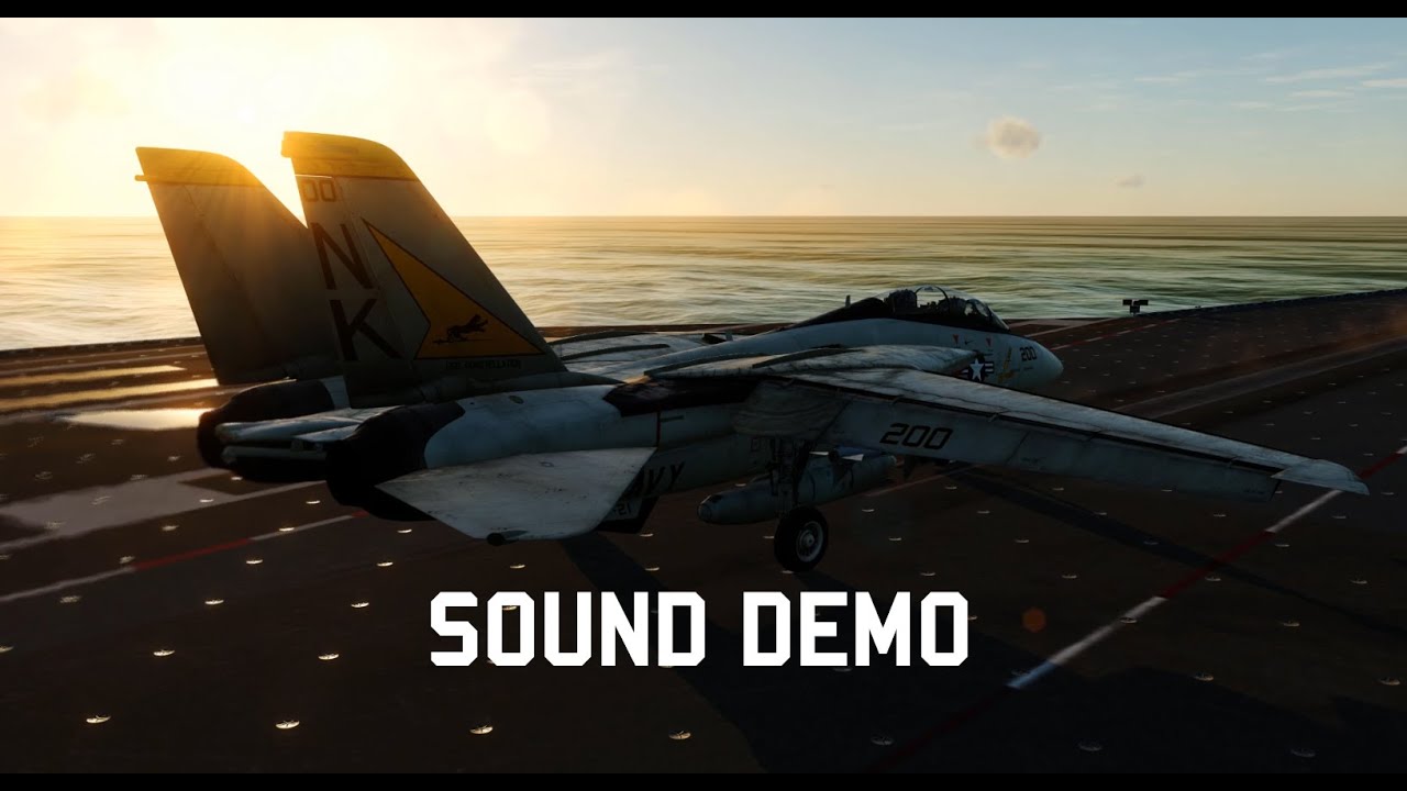 DCS F-14A TF30 Sound Demo
