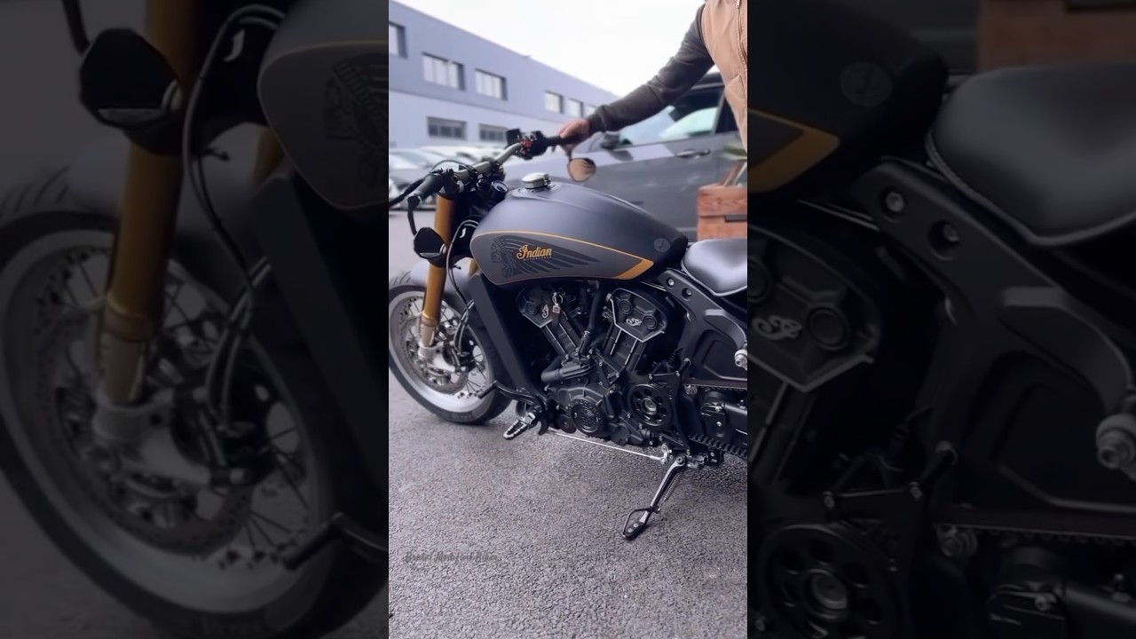 Street Style Indian Scout Bobber Custom Build | Pure Exhaust Sound #indianscoutbobber #scoutbobber