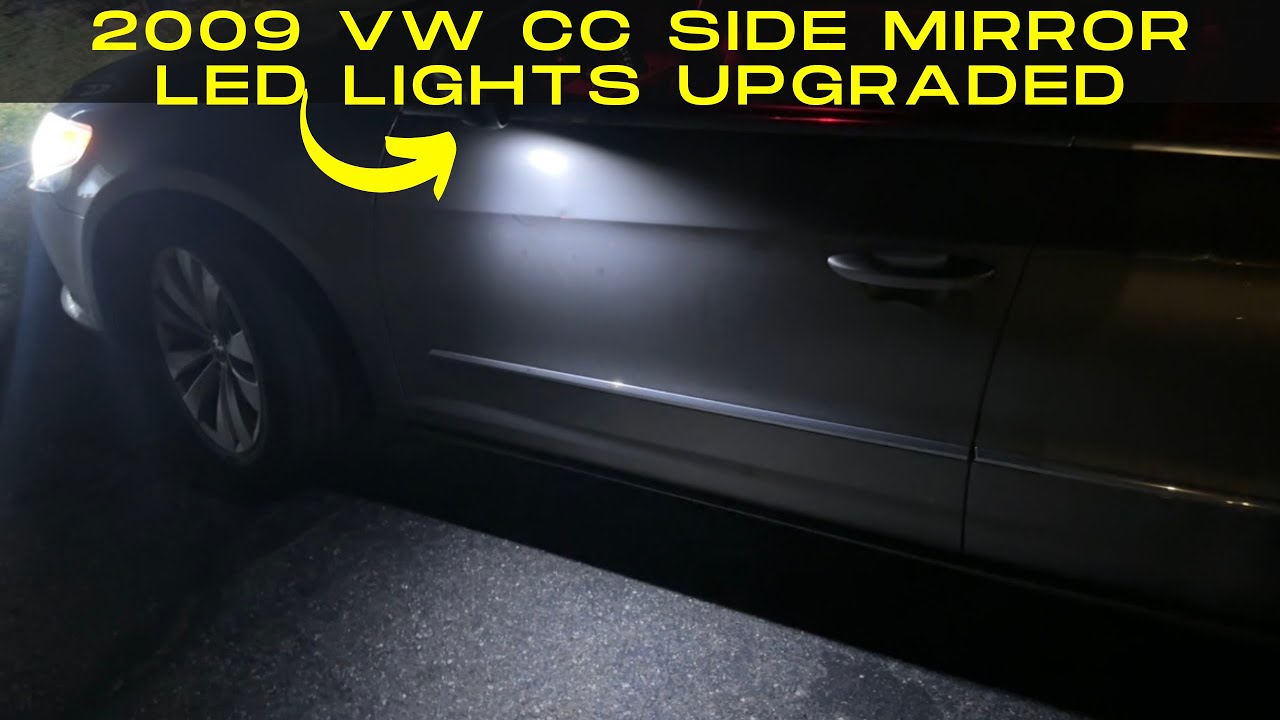 Обновление светодиодной подсветки зеркала VW CC 2009 года