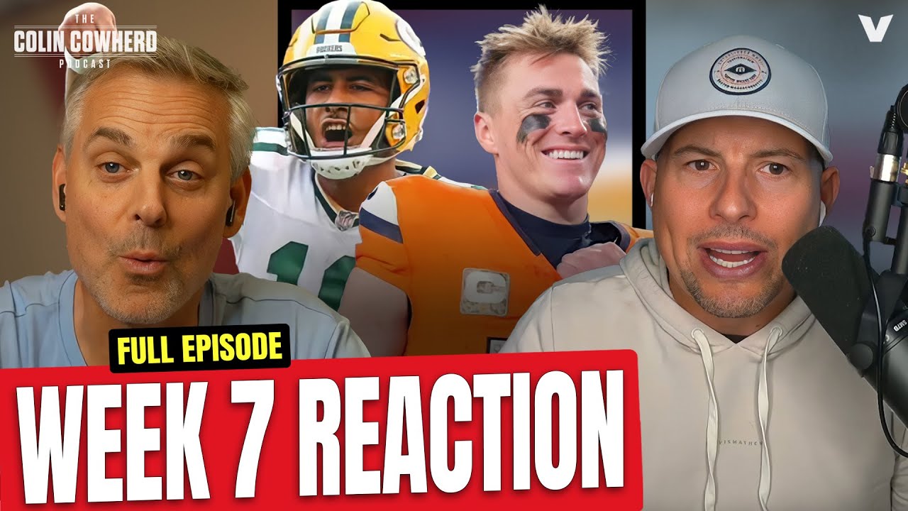 Reaction to Giants-Broncos, Packers-Cardinals, Cowboys & Chiefs, Eagles-Vikings | Colin Cowherd NFL